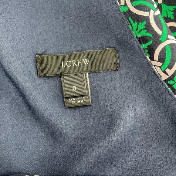 NWOT J. Crew 100% Silk Latticework Swoop Dress - Picture 10 of 11